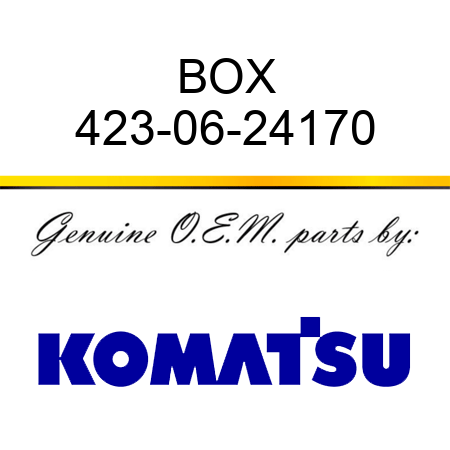 BOX 423-06-24170