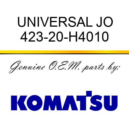UNIVERSAL JO 423-20-H4010