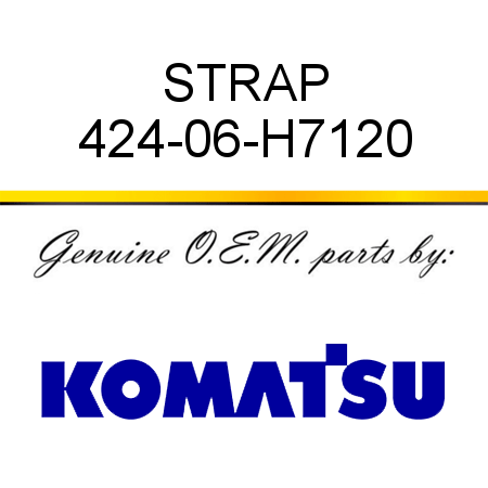 STRAP 424-06-H7120