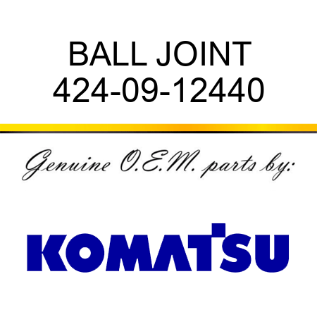 BALL JOINT 424-09-12440