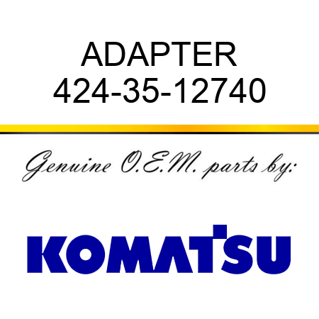 ADAPTER 424-35-12740