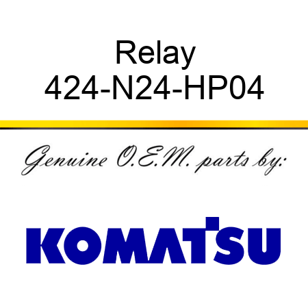 Relay 424-N24-HP04