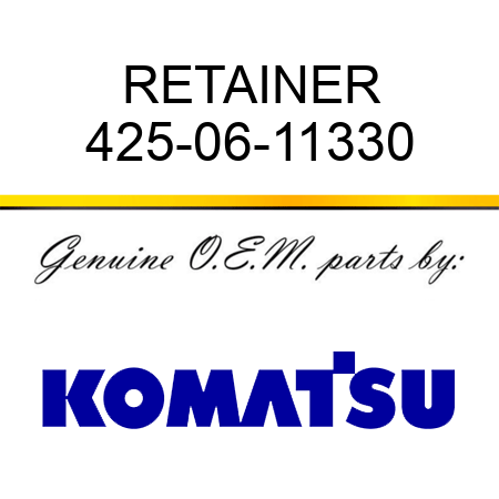 RETAINER 425-06-11330