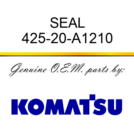 SEAL 425-20-A1210