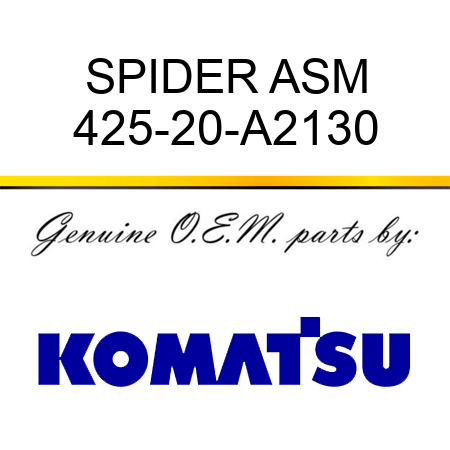 SPIDER ASM 425-20-A2130
