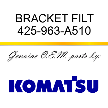 BRACKET FILT 425-963-A510