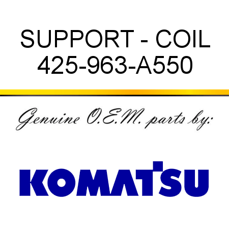 SUPPORT - COIL 425-963-A550