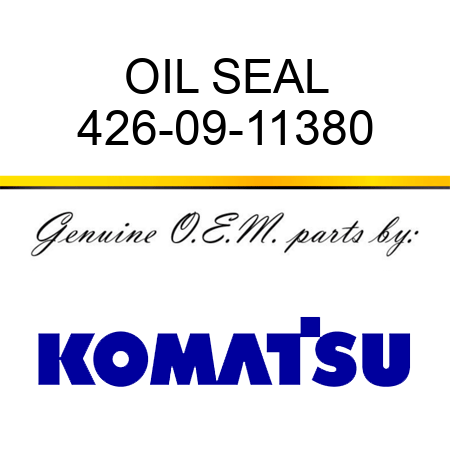 OIL SEAL 426-09-11380