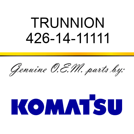 TRUNNION 426-14-11111