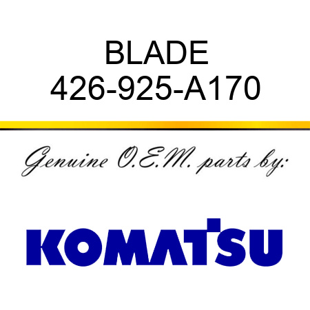 BLADE 426-925-A170