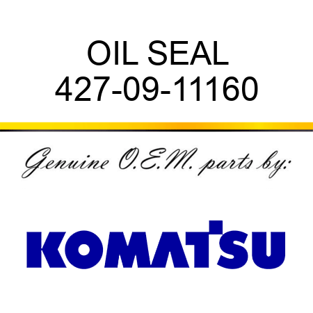 OIL SEAL 427-09-11160