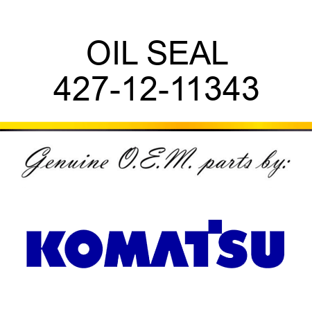 OIL SEAL 427-12-11343