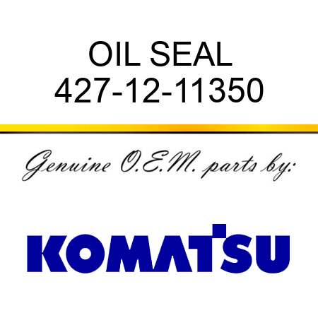 OIL SEAL 427-12-11350