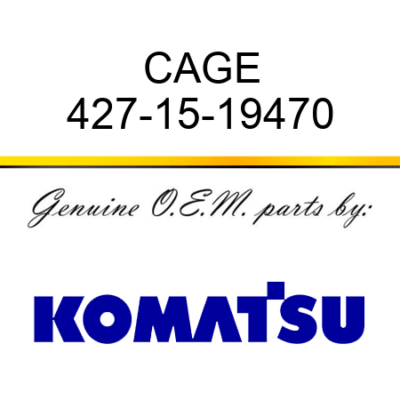 CAGE 427-15-19470