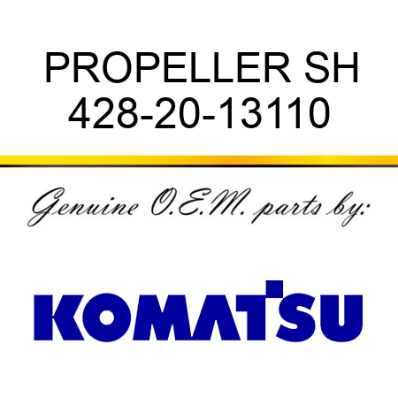 PROPELLER SH 428-20-13110