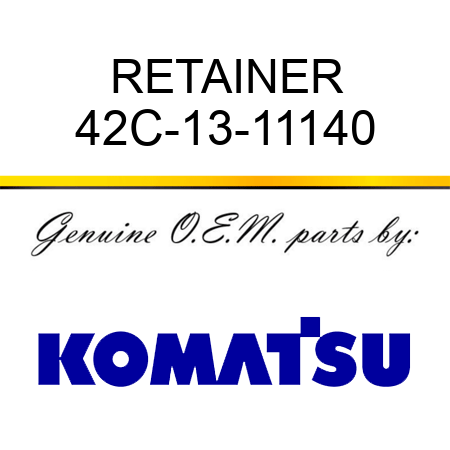 RETAINER 42C-13-11140
