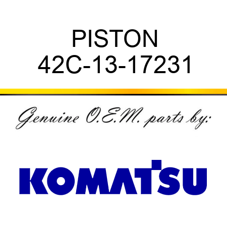 PISTON 42C-13-17231