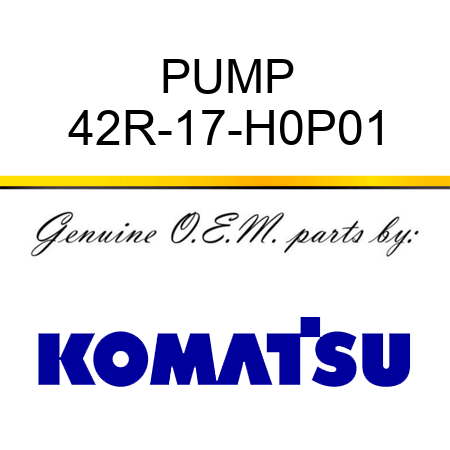 PUMP 42R-17-H0P01