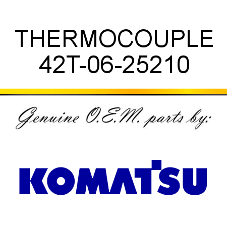THERMOCOUPLE 42T-06-25210