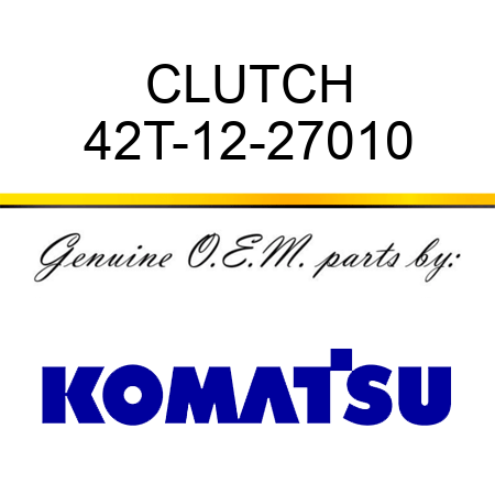 CLUTCH 42T-12-27010