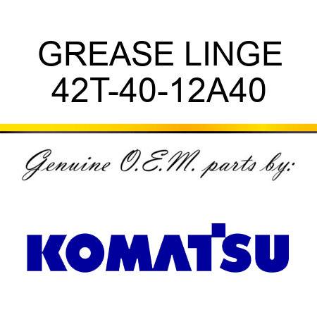 GREASE LINGE 42T-40-12A40