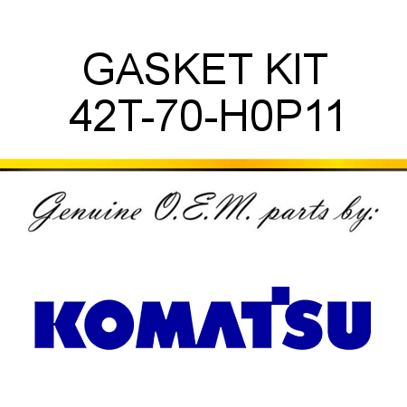 GASKET KIT 42T-70-H0P11