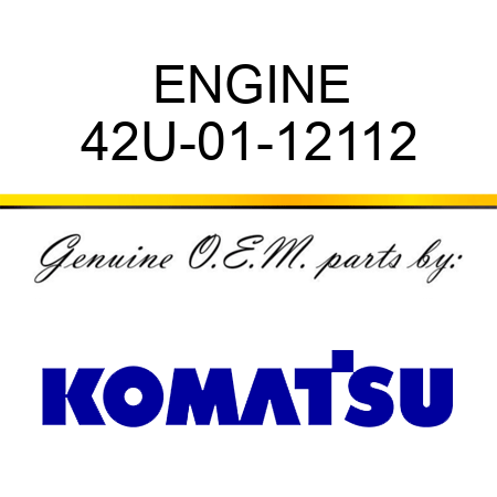 ENGINE 42U-01-12112