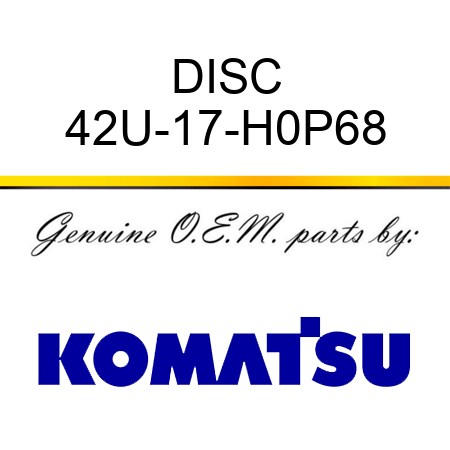 DISC 42U-17-H0P68