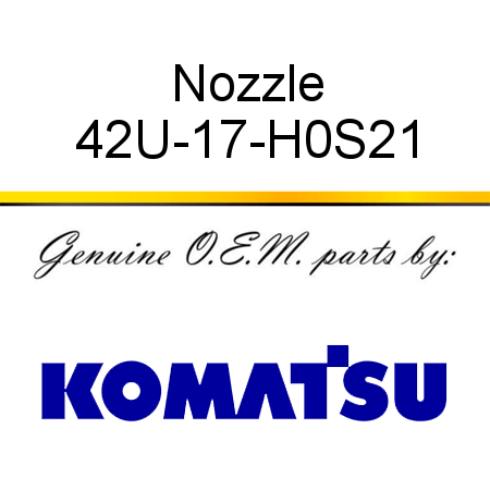 Nozzle 42U-17-H0S21