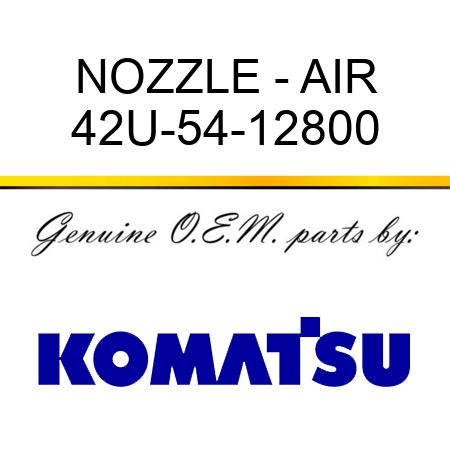 NOZZLE - AIR 42U-54-12800