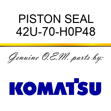 PISTON SEAL 42U-70-H0P48
