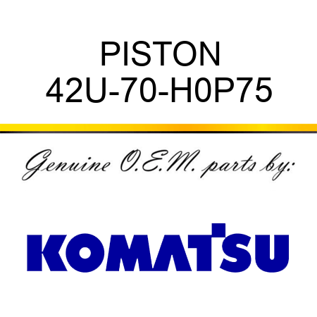 PISTON 42U-70-H0P75
