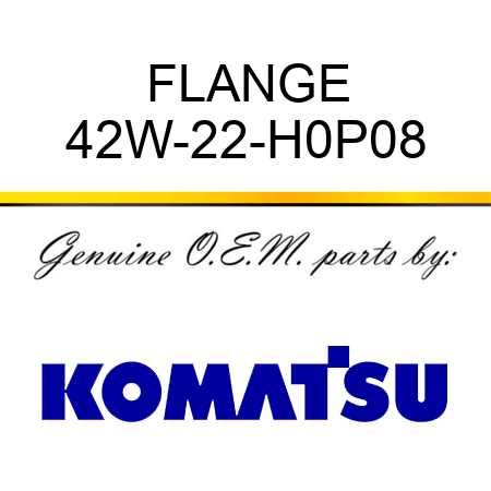FLANGE 42W-22-H0P08