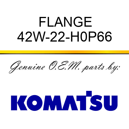 FLANGE 42W-22-H0P66