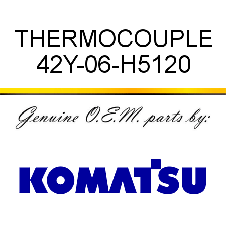 THERMOCOUPLE 42Y-06-H5120