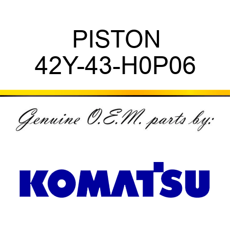 PISTON 42Y-43-H0P06