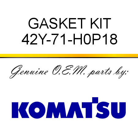 GASKET KIT 42Y-71-H0P18