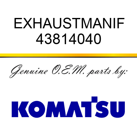 EXHAUSTMANIF 43814040