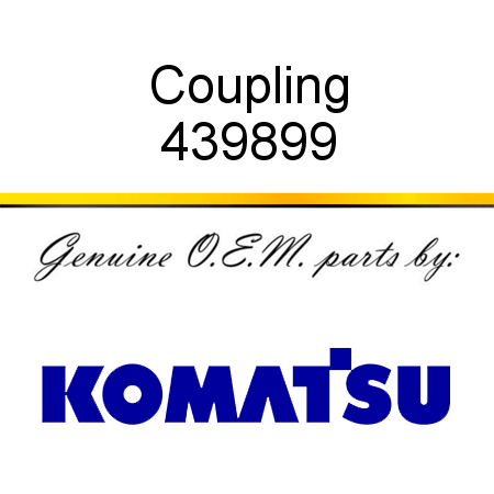 Coupling 439899