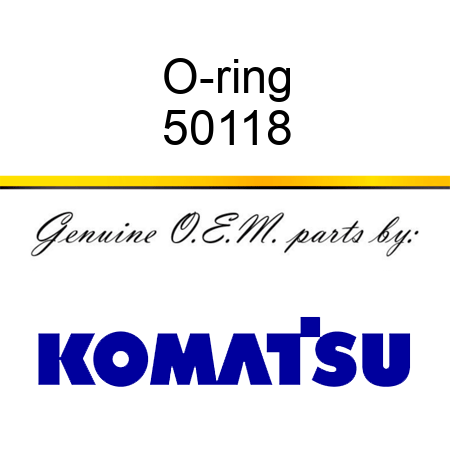 O-ring 50118