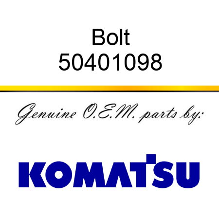 Bolt 50401098