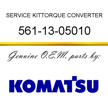 SERVICE KIT,TORQUE CONVERTER 561-13-05010