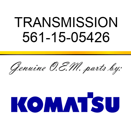 TRANSMISSION 561-15-05426