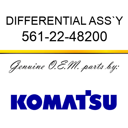 DIFFERENTIAL ASS`Y 561-22-48200