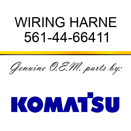 WIRING HARNE 561-44-66411