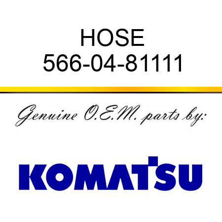 HOSE 566-04-81111