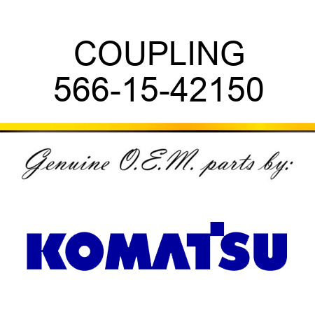 COUPLING 566-15-42150