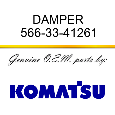 DAMPER 566-33-41261