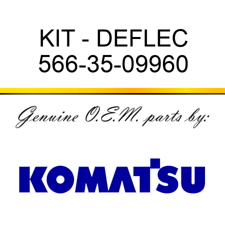 KIT - DEFLEC 566-35-09960