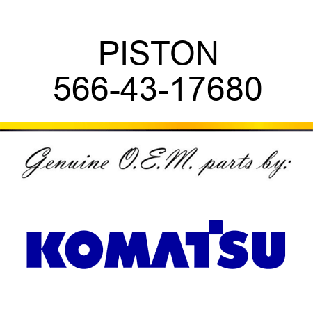 PISTON 566-43-17680